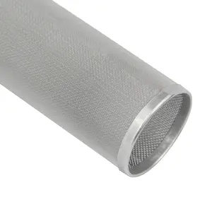 Custom 310s 316i Stainless Steel Mesh Sieve Strainer Sintered Filter Element