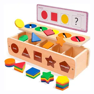 Sampel Gratis 3 In 1 Kayu Montessori Mainan Juguetes Montessori Con Envio Gratis untuk Bayi 0-3-6-12 Bulan Dropshipping