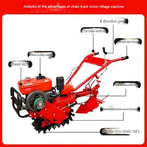 Kultivator Mini dengan pelengkap perubahan cepat untuk sekop penyiangan dan penjiplak kecil Pertanian - Product Image 6