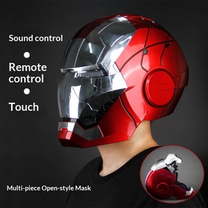 <span class=keywords><strong>Casco</strong></span> de <span class=keywords><strong>Iron</strong></span> <span class=keywords><strong>Man</strong></span> Jarvis MK5 con Control por Voz, Máscara Eléctrica Transformable con Apertura/Cierre <span class=keywords><strong>Automático</strong></span>, Juguete - Product Image 2