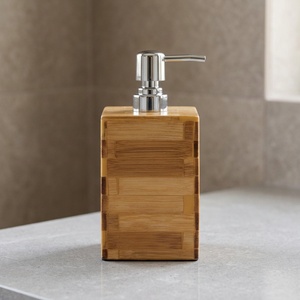 Dispensador de Jabón de Madera Hecho a Mano por Proveedor Indio, Accesorio Moderno para Baño, Decoración Personalizable para el Hogar, Botella con Bomba para Fregadero de Cocina - Product Image 4