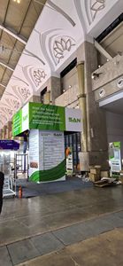 Cabina de exposición modular SEG de 36 m² para Feria Comercial y evento, marco de aluminio de 5M de altura con soporte de exhibición de tela de tensión de puerta - Product Image 6