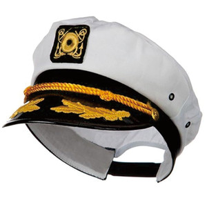 Capitan's Yacht velisti cappello Snapback regolabile <span class=keywords><strong>mare</strong></span> berretto blu scuro Costume accessorio - Product Image 1