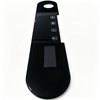 Panneau de protection d'écran tactile en verre trempé noir ultra-clair résistant à la chaleur, imprimé en sérigraphie, personnalisé OEM