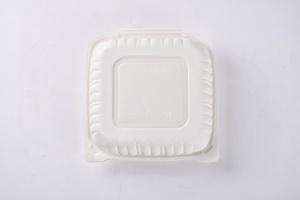 Bagasse phân hủy sinh học vỏ sò hộp Nguồn cung cấp bên trắng chưa tẩy trắng 100% thiên nhiên bao bì hộp hai Khung ba khung hình vỏ sò - Product Image 3