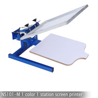 NS101 Ruida de calidad Premium impresoras de pantalla pequeña máquina de impresión de pantalla camisas 1 color