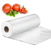 Sacs en plastique transparents de qualité alimentaire HDPE/LDPE pour congélateur, supermarché, shopping et exposition, personnalisables sur rouleau