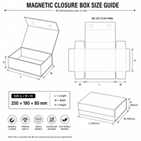 Boîte d'emballage en carton écologique de luxe personnalisée en matériaux recyclés avec insert en mousse EVA