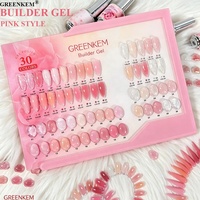 Gel de Construction 30 Couleurs avec Gel de Durcissement pour Extension Rapide des Ongles et Modélisation – Gel Constructeur Longue Durée pour Usage Professionnel en Salon