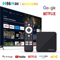 Boîtier TV H96 Max 2025, vente chaude, lecteur multimédia quadricœur, Allwinner H313, 4K UHD, double Wi-Fi, Android, meilleur décodeur TV d'usine