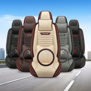 Housse de siège LumeStitch, ensemble complet en cuir, toutes saisons, ajustement professionnel, universel, confortable, intérieur de voiture haut de gamme - Product Image 3