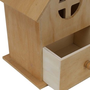 2024 Venda Quente: Ninho para Pássaros em Madeira Natural Polida, Casa para Animais de Estimação com Design Moderno e Minimalista - Product Image 5