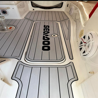 Plateforme de bain et cockpit pour bateau Sea-Doo 230 Challenger 2007-2012, tapis de sol en mousse EVA imitation teck, style SeaDek, auto-adhésif