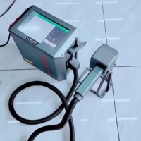 Mesin Penanda Laser Serat Portabel Genggam Berdenyut untuk Logam, Karet, Plastik, Ubin, Semen, Label, Kemasan