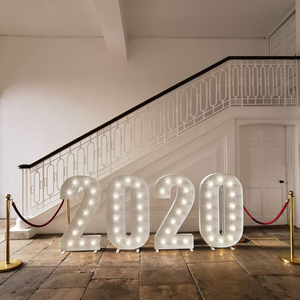 Toptan yüksek Quality3ft/4ft/5ft Marquee numarası 21 Light Up numarası ev dükkanı olay yıldönümü düğün doğum günü - Product Image 3
