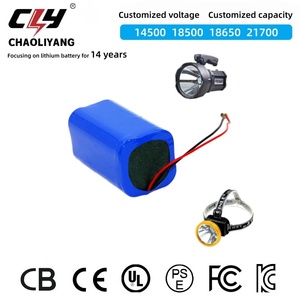 Lithium 18650 Battery 3.7V 2600mAh Cylindrical Lithium Ion Batteries 2S2P Connector Built-in BMS 1000-Cycle 2 Year - Product Image 1