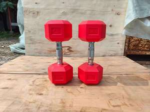 <span class=keywords><strong>Haltères</strong></span> hexagonaux en acier recouvert de caoutchouc, de 2,5 kg à 50 kg, antidérapants, pour la musculation à domicile ou en salle de sport - Product Image 5