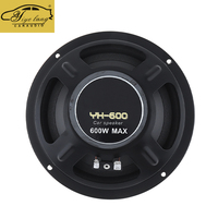 Haut-parleur de voiture coaxial professionnel 600W 6 pouces avec klaxon à 2 voies Design fer matériel voiture Audio haut de gamme moto klaxon électrique