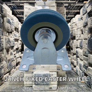 Hanak Fabrik Großhandel 2025 Eisen Universalplatte 2 Zoll Leichte Festrollen Kleine Räder für Industrielle Anwendungen - Product Image 2