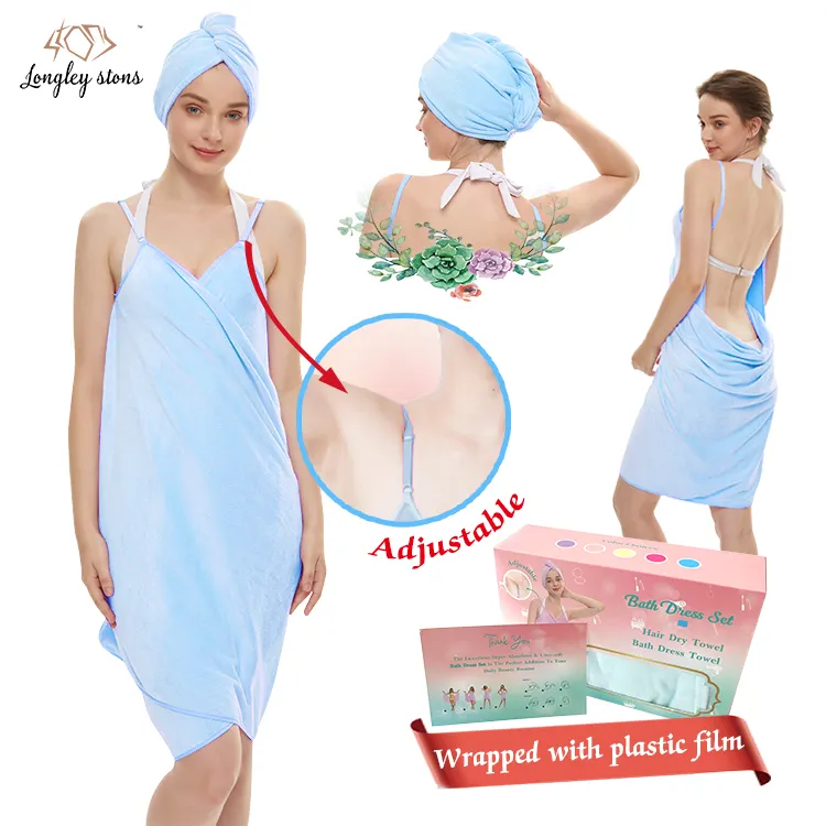 Оптовая продажа, сексуальное волшебное женское банное платье, носимый банный халат, полотенце из микрофибры