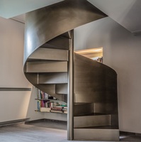 Kits d'escaliers en spirale intérieurs et extérieurs de style élégant
