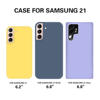 Coque de téléphone portable à doublure liquide en Silicone liquide, pour Samsung s21 S22, ultra original, imperméable, antichoc