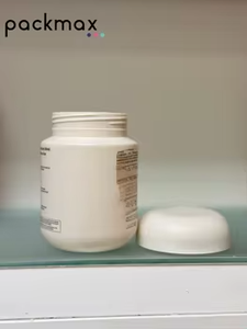 โหลพลาสติกทรงกลมขนาด500มล. สำหรับบรรจุอาหารเสริมกราฟิกปรับแต่งโลโก้ได้ - Product Image 3