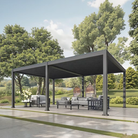 Gazebos de style victorien. Tente de gazebo en aluminium 3x6m 3x3 pli 4x4 pour parasol extérieur et cuisine Gazebo 5x5 d'occasion à vendre