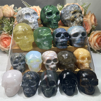 Prix de gros Mélange Multi-Cristaux Matériaux de Différentes Tailles Citrine Fluorite Quartz Rose Crânes de Calcite pour la Décoration