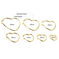 Boucles d'oreilles créoles Huggie pour femmes, plaquées or 18 carats, en acier inoxydable, de haute qualité, personnalisées, classiques, vintage, géométriques