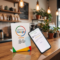 Mini Etiqueta NFC RFID de PVC, Clásica 1K TK4100, Código QR Personalizado, EM4305, Impermeable, para Negocios, Comentarios, Pagos, Restaurantes, Hoteles, Salones