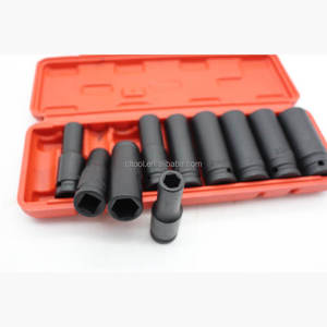 Clautool nhiệm vụ nặng nề <span class=keywords><strong>10pcs</strong></span> Cr-Mo khí nén Chrome molypden thép tác động ổ cắm thiết lập tự động sửa chữa công cụ thiết lập - Product Image 4