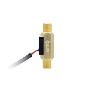 G1/4 bronze água fluxo interruptor 0.35-3L/min gama reta Design Hall efeito <span class=keywords><strong>Sensor</strong></span> customizável OEM liga de cobre construção - Product Image 2