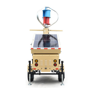 Solar Light Trailer With Wind Turbines and <b>Gasoline</b> <b>Generator</b> 12V UST900 Solar Light Trailer UST900 - Product Image 3