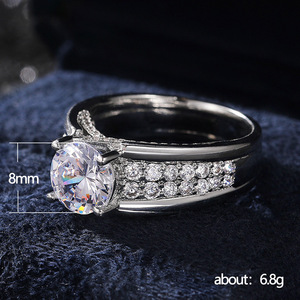 Anello dal Design Rotondo, Anello Classico da Dito per Donne - Product Image 5