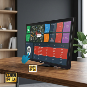 Moniteur tactile capacitif de qualité industrielle 21,5 pouces avec interface USB, nouveau format 16:9 pour les entreprises - Product Image 2