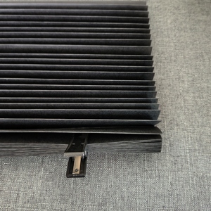 Được xây dựng trong màu đen tạm thời Pleated giấy <span class=keywords><strong>Shades</strong></span> và rèm phong cách đơn giản dọc mô hình cửa sổ màn trập cho sử dụng hàng ngày - Product Image 5