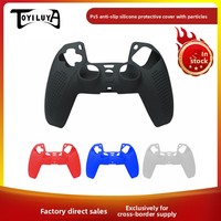 Étui de protection en silicone antidérapant pour manette de jeu PS5, housse antidérapante en caoutchouc pour manette, sac OPP neutre