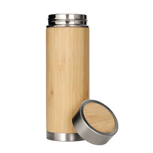 ไม้ไผ่เส้นใยกาแฟถ้วยกาแฟสแตนเลสขวดน้ำ - Product Image 3