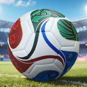 2026 partita del mondo di alta qualità PU calcio taglia 5 termico legato pallone da calcio con 32 pannelli per la formazione del Club - Product Image 1