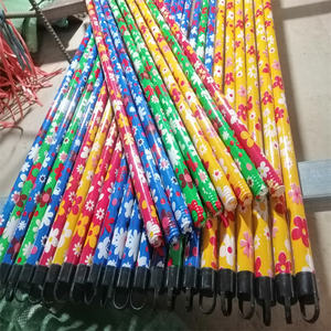 Productos de limpieza para fregonas Escoba Flor Boom Stick Palos De Escoba Magica PP Escoba Cubierta de PVC Mango De Eucalipto - Product Image 5