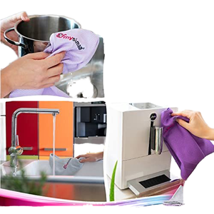 Paño de Limpieza de Microfibra con Textura de Waffle, Ultra Absorbente, de Secado Rápido, Reutilizable para el Hogar, para Limpiar Vidrios - Product Image 4