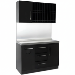 Muebles de Laboratorio Comerciales Modernos y Versátiles de Madera, Acero, Metal, PP, Resina Epoxi, Aluminio, para Salón de Belleza, Color Turquía, Empaquetados - Product Image 2