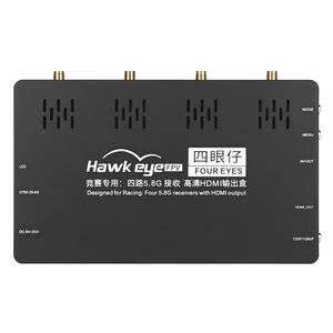 Ventes chaudes Hawkeye Little Pilot Four Eyes Boîte à écran partagé 4 canaux 5.8G Réception 4 segments Sortie TV 5.8G Écran/Téléphone - Product Image 1