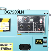 VISION 6000W Generator Diesel Portabel Senyap 6KW Genset Cadangan Rumah Tangga Starter Elektrik Fasa Tunggal ATS 50/60Hz DG7500LN