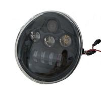 Accessoires de pièces de moto YongJin pour Harley boîtier de couleur noire Led phare V-rod