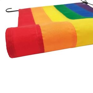 American Gay Pride Double Sided Printing 12x18 Outdoor Yard Decoration <b>Garden</b> <b>Flag</b> - Product Image 5