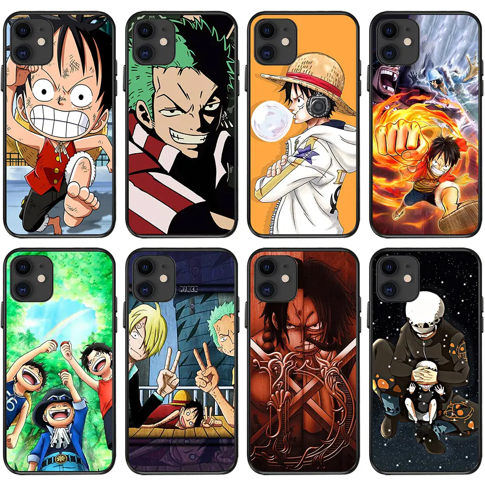 Accessories Silicone Dust tpu phone case for iphone 12 case 11 13 14 Pro Max Custom Painted Japanese Animation Mobile Phone Case