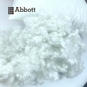 Fibra Discontinua de Poliéster 100% Reciclada, Fibra Hueca Conjugada de Alta Resiliencia, Material de Relleno de Poliéster 15D*64MM - Product Image 1