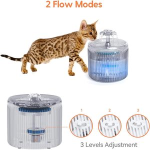 Fontaine à eau automatique pour chat et chien avec filtre circulant de 180 mm, abreuvoir pour animaux détachable avec capteur intelligent - Product Image 4